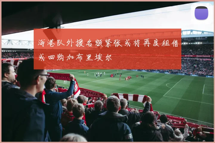 海港队外援名额紧张或将再度租借或回购加布里埃尔